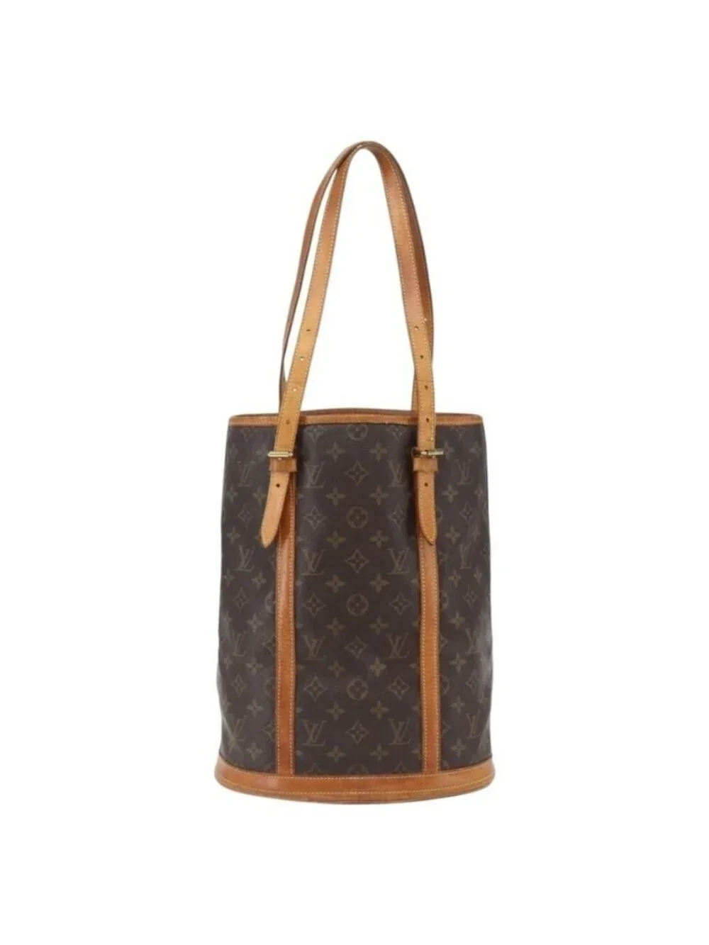 Authentic LOUIS VUITTON Monogram Bucket GM Shoulder Bag M42236 LV